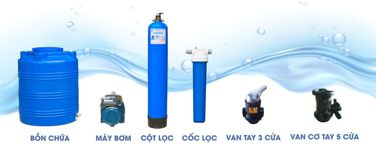 Máy lọc nước giếng khoan Vinh Nghệ An	